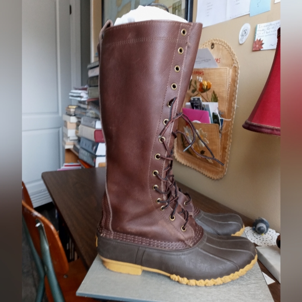 L.L. Bean Tall Leather Duck Boots